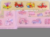 BRIMAREX Drewniane Puzzle Samochody