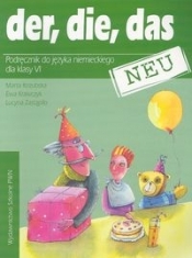 Der die das neu 6 Podręcznik z kasetą - Marta Kozubska, Ewa Krawczyk, Lucyna Zastąpiło