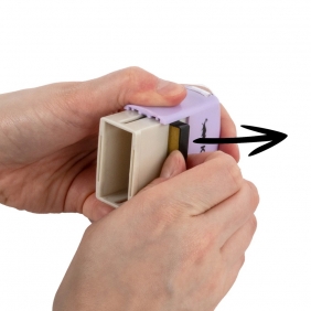 Stempel do tkanin z literkami Kidea