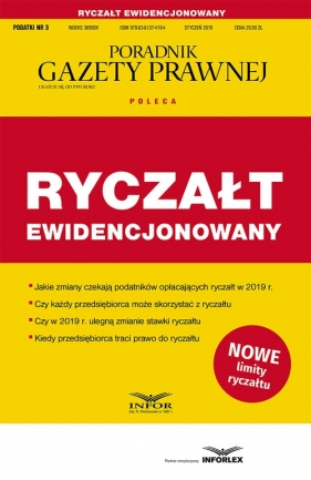 Ryczałt ewidencjonowany Podatki 3/2019 - Opracowanie zbiorowe