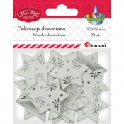 Dekoracje drewniane gwiazdki (417644)