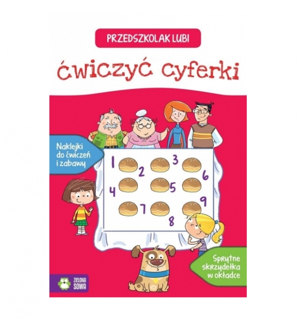 Przedszkolak lubi ćwiczyć cyferki