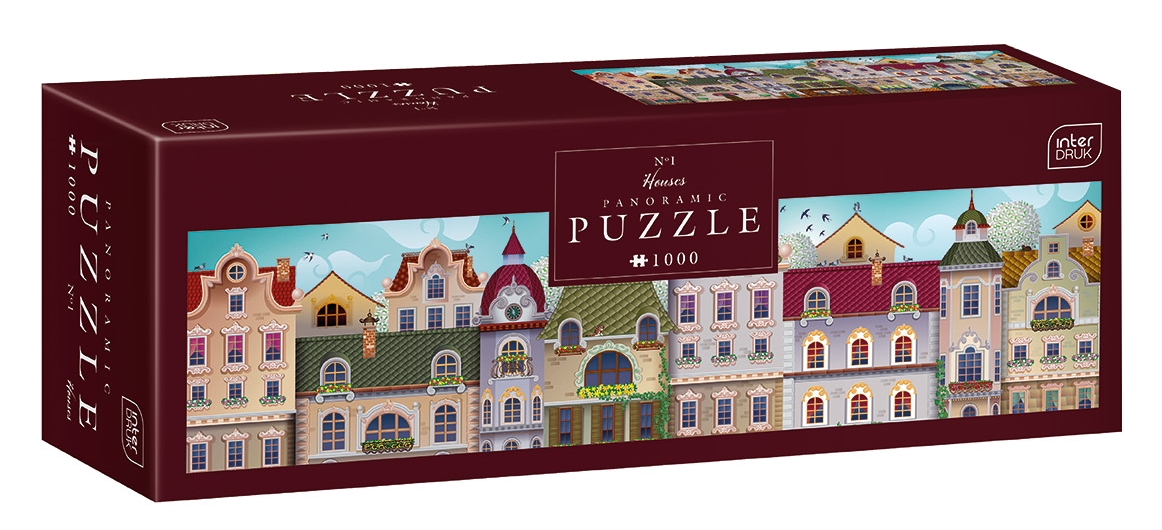 Interdruk, Puzzle panoramiczne 1000: Houses 1 - Old Town