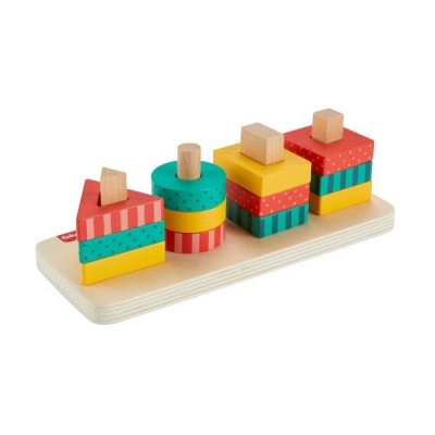 Fisher Price. Drewniany sorter kształtów