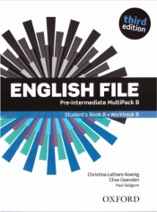 English File. Język angielski. Pre-Intermediate Student`s Book + Workbook. MultiPack B. Podręcznik + zeszyt ćwiczeń dla liceum i technikum. Wydanie 3 - Praca zbiorowa