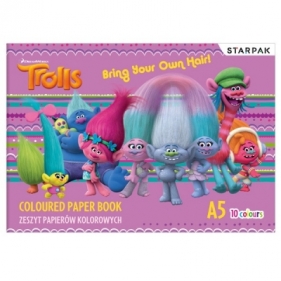 Papier kol.A5/10 kol.Trolls 358847