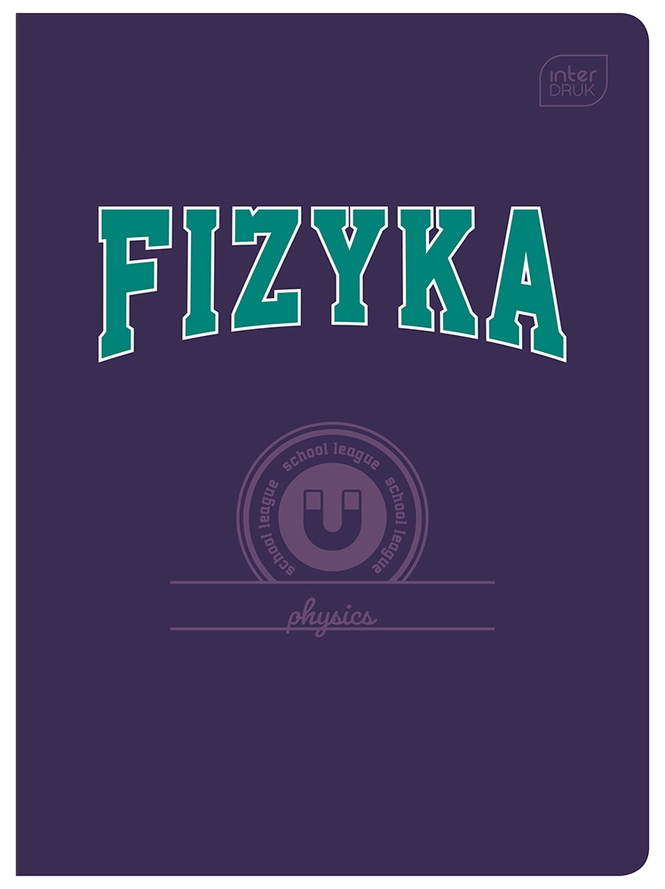 Zeszyt A5/60k kratka Hybrid FSC - Fizyka, 1 szt