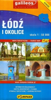 Łódź i okolice Mapa turystyczna 1: 50 000
