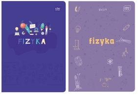 Zeszyt A5/60k kratka Hybrid FSC - Fizyka, 1 szt