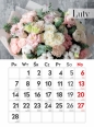 Kalendarz 2022 ścienny 31x23cm - Kwiaty