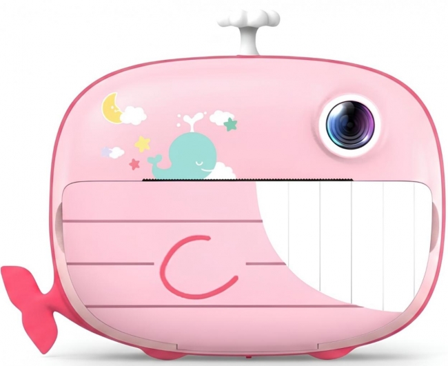 <img src='https://webimage.pl/pics/188/2/d5207244012188.jpg' style='height:440px' /> Aparat z drukarką termiczną + karta 32GB, pink