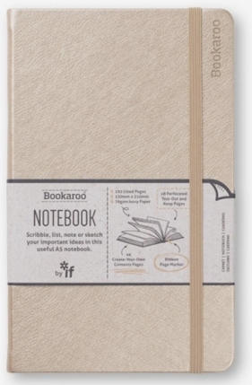 Bookaroo Notatnik Journal A5 - Złoty