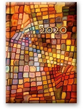 Kalendarz 2020 Dzienny B6 Soft Mozaika 41DS-06