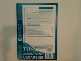 Zaświadczene lekarskie 852-3