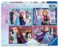 Ravensburger, Puzzle 4x100: Kraina Lodu (12004318)