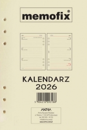Wkład kalendarzowy 2026 Memofix A5 TDW