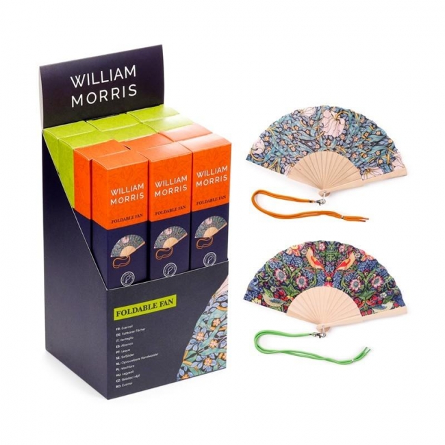 William Morris Folding Hand Fan mix