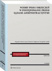Wzory pism i orzeczeń w postępowaniu przed sądami administracyjnymi - Bogusław Dauter, Małgorzata Niezgódka-Medek, Janusz Drachal