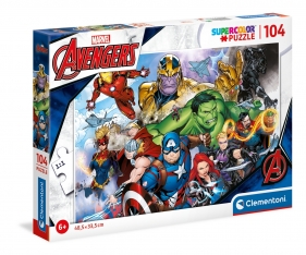 Puzzle SuperColor 104: Avengers (25718)
