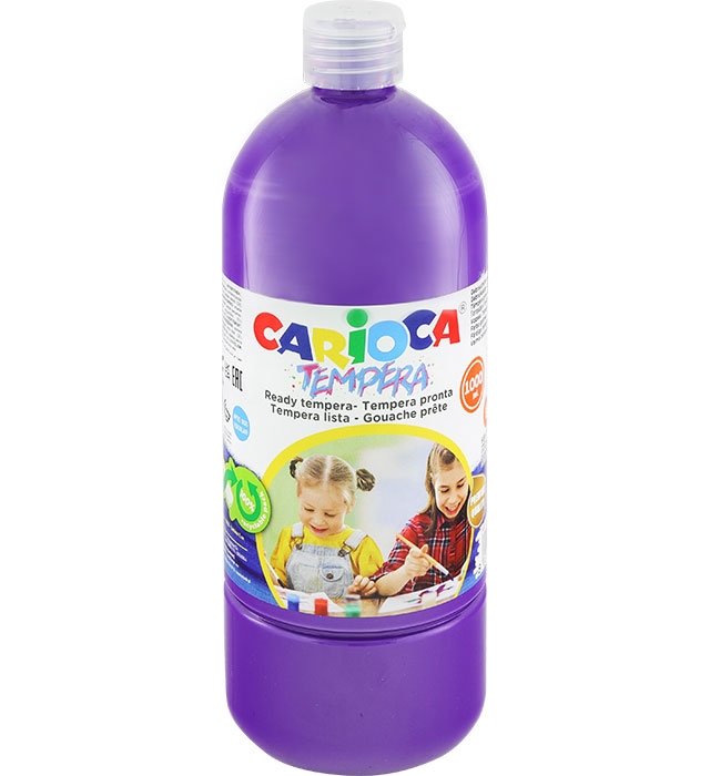 Farba Carioca tempera - fioletowa, 1000 ml