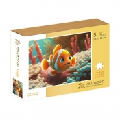 Alexander, Puzzle drewniane 70: Yippee Cutie - Rybka (5018)
