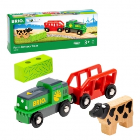 Brio Trains & Vehicles: Pociąg na baterie - Farma (36018)