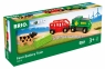  Brio Trains & Vehicles: Pociąg na baterie - Farma (36018)