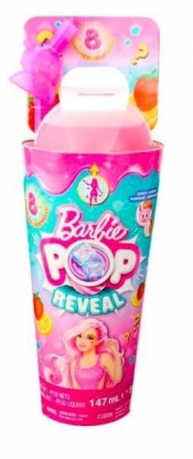 Lalka Barbie Pop Reveal Owocowy sok, różowa blondynka (HNW40/HNW41)