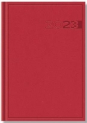Terminarz 2023 B7 Print czerwony