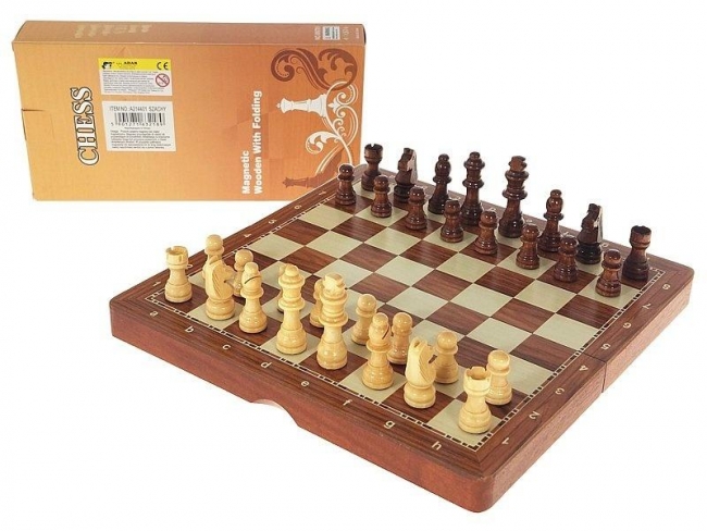 Szachy drewniane