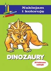 Dinozaury. Naklejam i koloruję - Aleksander Małecki, Anna Wiśniewska