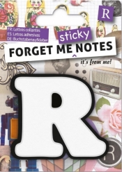 Forget me sticky - notes kart samoprzylepnych litera R
