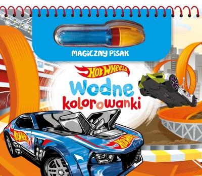 Hot Wheels. Kolorowanki wodne i magiczny pisak