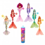 Barbie Color Reveal. Kolorowa syrenka, lalka (HCC46)