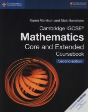 Cambridge IGCSE® Mathematics Core and Extended Coursebook - Hamshaw Nick, Morrison Karen