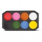 Snazaroo, Paleta kolorowych farb do twarzy - 8 x 18 ml (1172039)