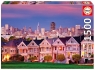 Puzzle 1500 elementów, Painted ladies San Francisco (17119) od 12 lat