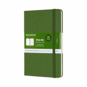 Notes linia tw. TWO-GO, grass green MOLESKINE