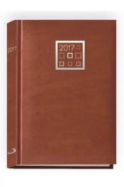 Terminarz 2017 A5 standard - brązowy