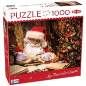 Puzzle 1000 Święty Mikołaj w swoim domu