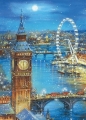 Clementoni, Puzzle High Quality Collection 1000: Snow Flakes on The Big Ben (39319)