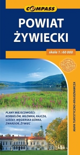 Powiat Żywiecki. Mapa turystyczno-krajoznawcza w skali 1:60 000 - praca zbiorowa