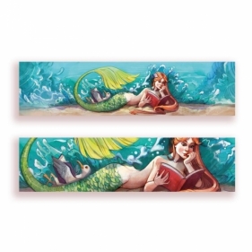 Zakładka kartonowa - Syrena czytelniczka