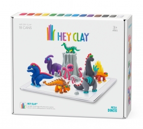 Hey Clay - Masa plastyczna - zestaw Mega Dinos (HCL18006)