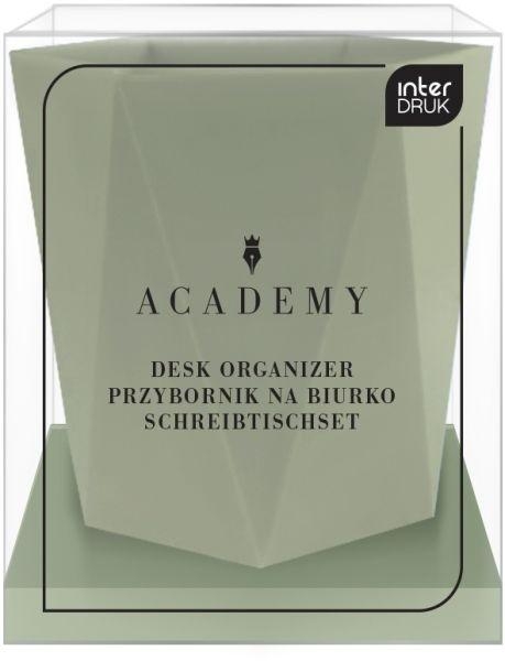 Przybornik na biurko Academy Zielony