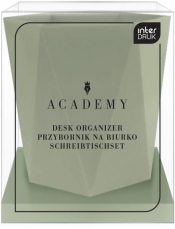 Przybornik na biurko Academy Zielony