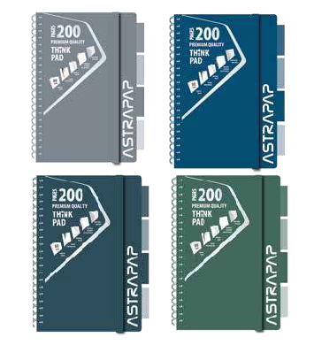 Kołozeszyt PP Astrapap Unisex Line B5, 1 szt