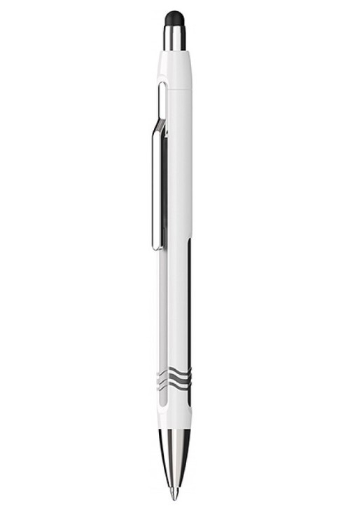 Długopis automatyczny SCHNEIDER Epsilon Touch, XB, srebrny/biały