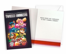 Karnet Urodziny Psi Patrol