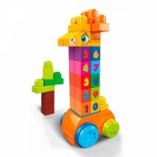 Mega Bloks - Klocki Żyrafka - licz i jedź (GFG19)